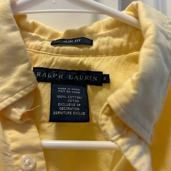Yellow Polo by Ralph Lauren slim-fit button-down - Picture 3 of 3